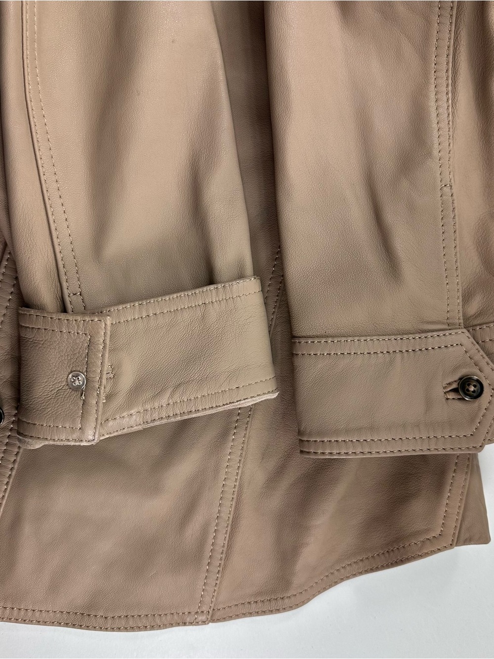 Banana Republic Heritage Collection Tan Leather Utility Jacket - Picture 10 of 10